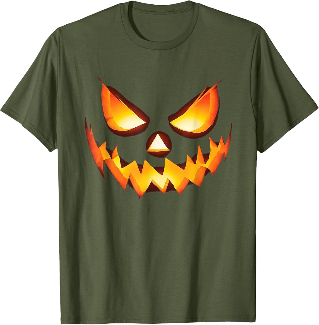 Jack Lantern Scary Carved Pumpkin Face Halloween Costume (1)