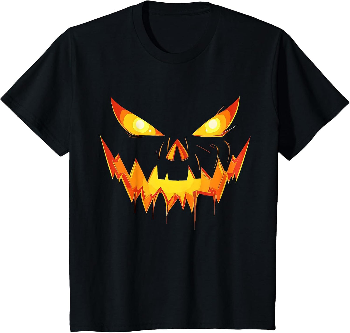 Scary Pumpkin Jack Lantern Face Halloween Unisex T-shirt, Sweatshirt, Hoodie (1)