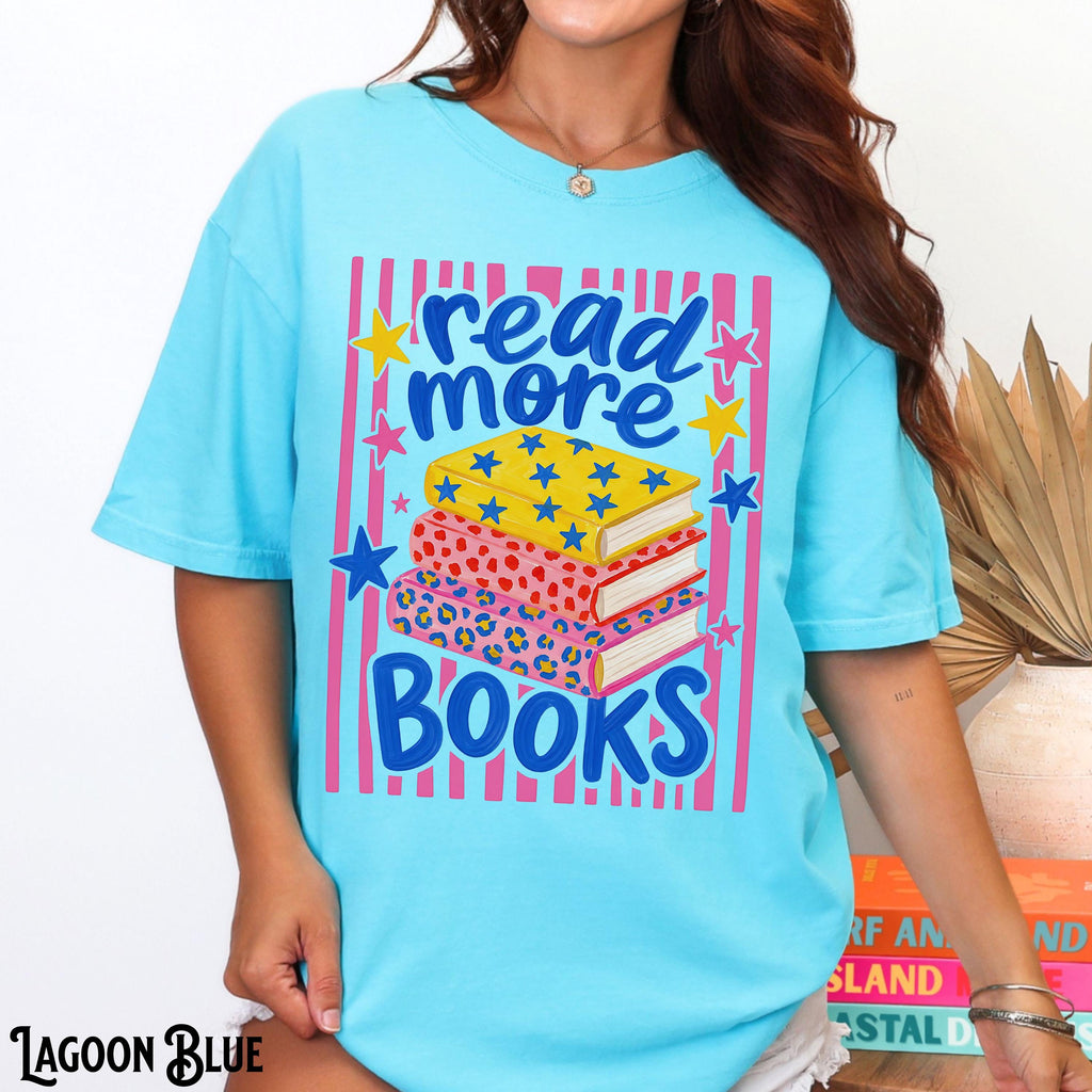 Comfort Colors Bookish Teacher Tee Read More Books Book Lover Reading Literature Language Arts Ela Literacy Librarian (3)