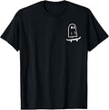 Ghost Skateboard Retro Halloween Costume Unisex T-shirt, Sweatshirt, Hoodie (1)
