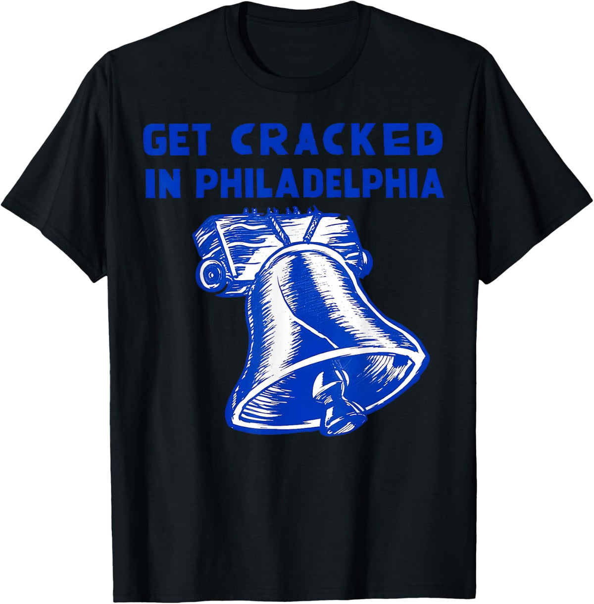 Get Cracked Philadelphia Bell Retro Line Art Novelty City (1)