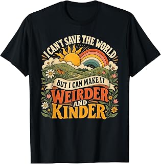 Can'T Save World Make Weirder Kinder Unisex T-shirt, Sweatshirt, Hoodie (1)