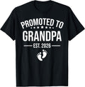 1st Time Grandpa Est 2026 First Grandpa 2026 Unisex T-shirt, Sweatshirt, Hoodie (1)