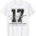 17 Year Old Vintage 2009 Limited Edition 17th Birthday Unisex T-shirt, Sweatshirt, Hoodie (1)