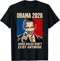 Obama 2028 Since Rules Don'T Exist Anymore Satire Unisex T-shirt, Sweatshirt, Hoodie (1)