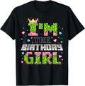 I'M Birthday Girl Game Pixel Number Unisex T-shirt, Sweatshirt, Hoodie (1)