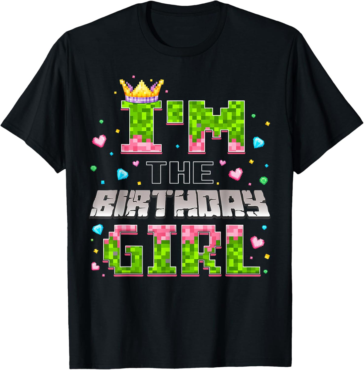 I'M Birthday Girl Game Pixel Number Unisex T-shirt, Sweatshirt, Hoodie (1)