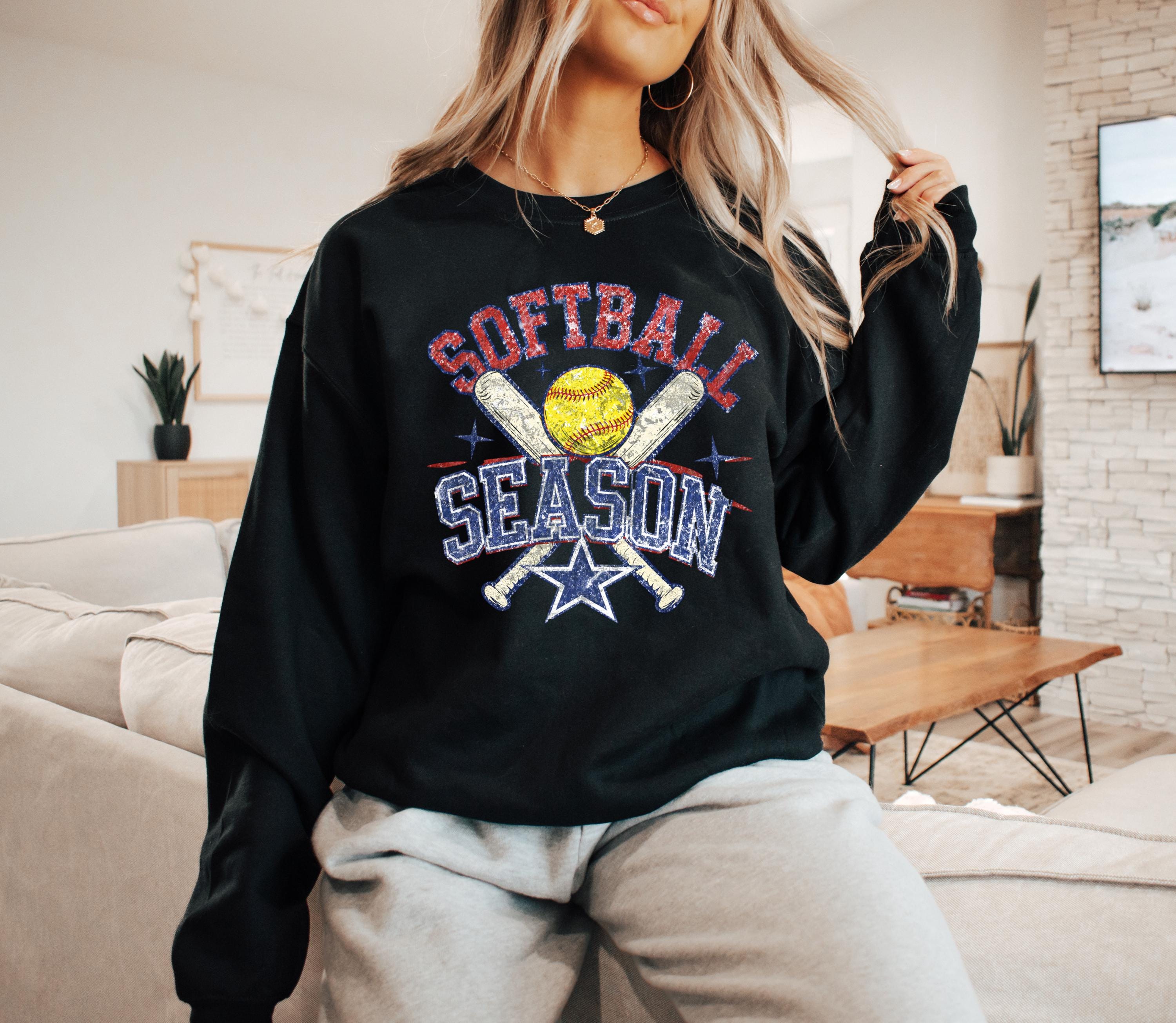Softball Season Game Day Tee Softball Mom Retro Sports Player Softball Fan Sport Fan (3)