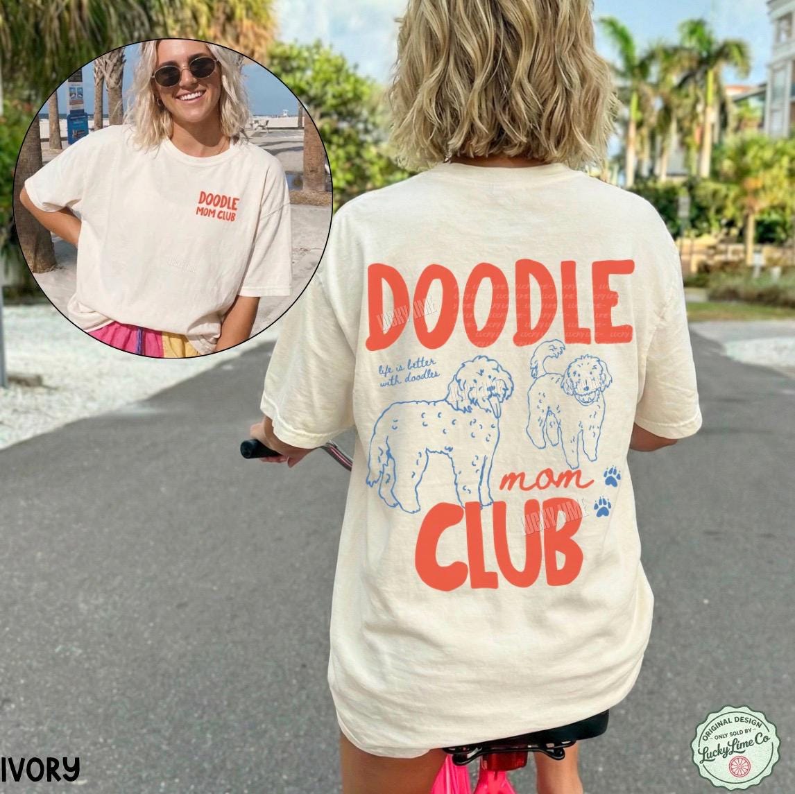 Doodle Mom Club Goldendoodle Labradoodle Dog Mom Dog Mama Pet Parent Fur Mama Back (2)
