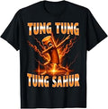 Tung Tung Tung Sahur Calling Italian Dab Dance Unisex T-shirt, Sweatshirt, Hoodie (1)