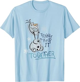 Frozen Olaf Smiling Trying Keep Together Poster Unisex T-shirt, Sweatshirt, Hoodie (1)