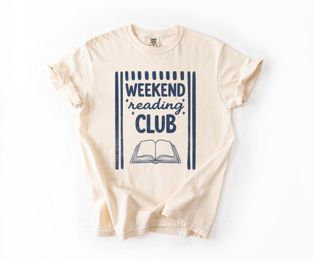 Book Lover Weekend Reading Club Tee Bookish Summer Reader (2)