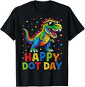 Happy Dot Day Dinosaur Polka Dot Toddler Unisex T-shirt, Sweatshirt, Hoodie (1)