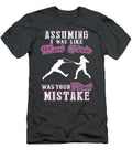 En Garde For Laughs Funny Fencing Girl Mistake Tee T-Shirt