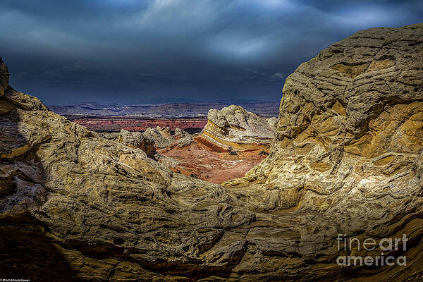 Evening At The White Pocket Print