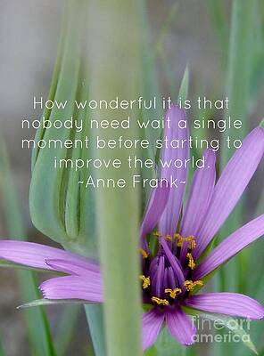 Fairy Wish Flower Quote Print
