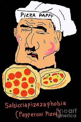 Fear Of Pepperoni Pizza Print