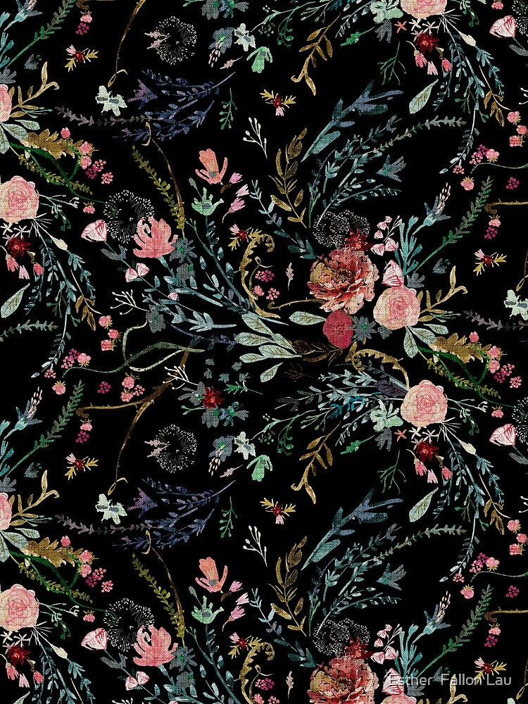 Midnight Floral by Esther  Fallon Lau