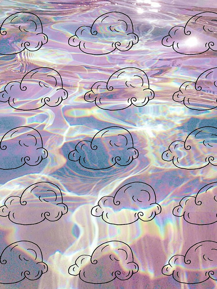 clouds aesthetic art by ilustra-ink