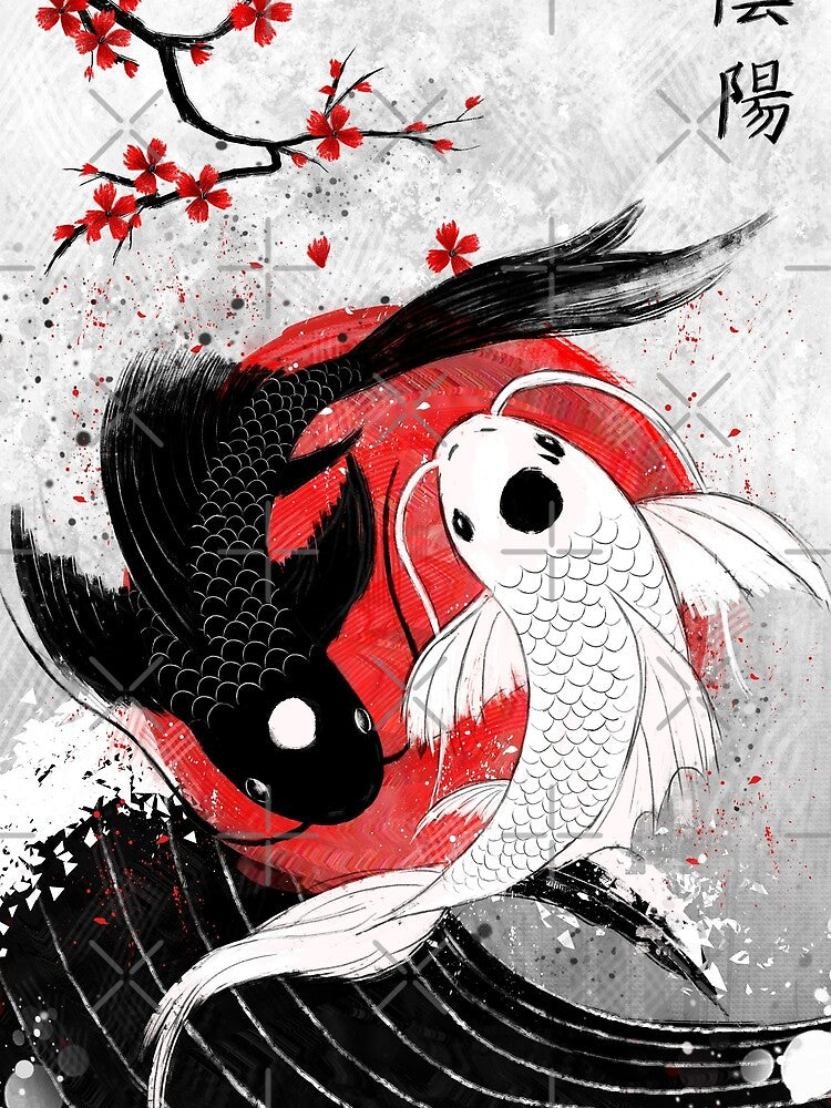 Koi fish - Yin Yang by Ruby-Art