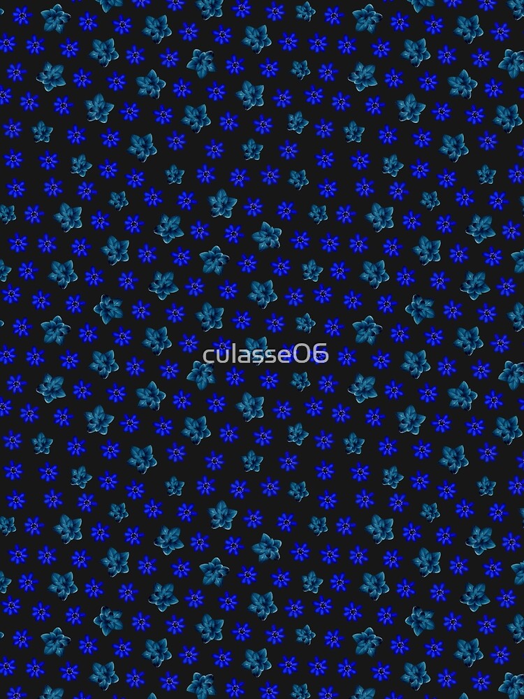 Blue Daisy Pattern by culasse06