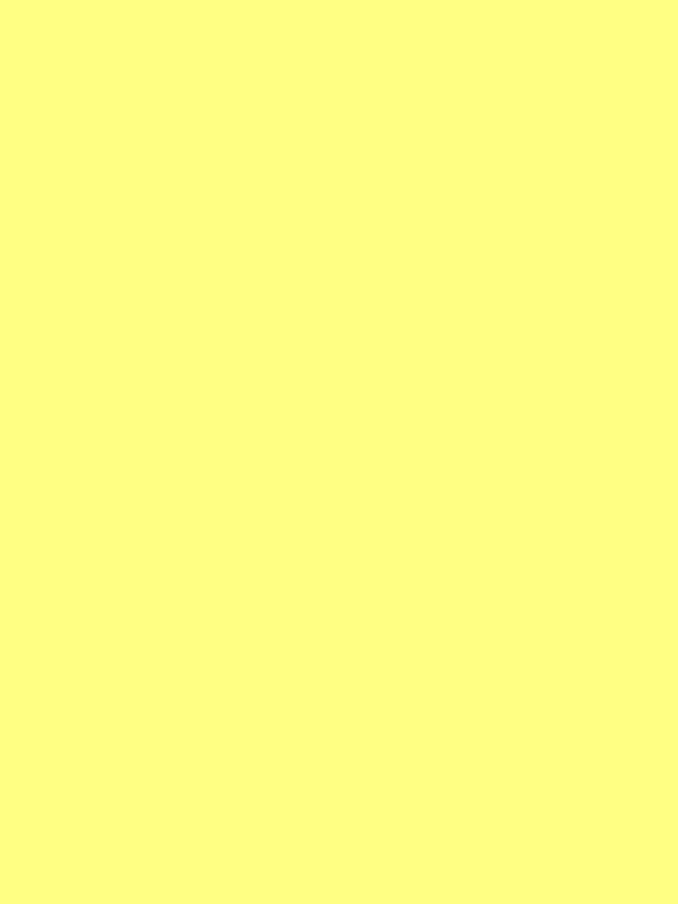 Soft Canary Yellow - Minimalist Pastel Solid Color by Lainey1978