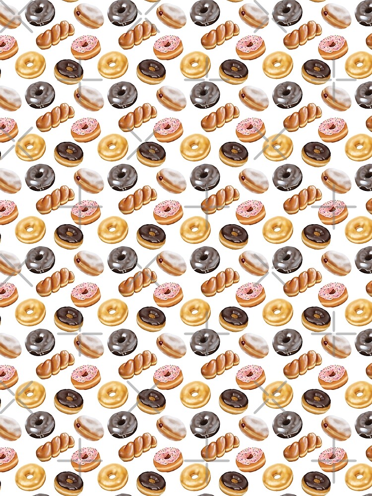 Assorted Donuts Pattern by NykkeyB