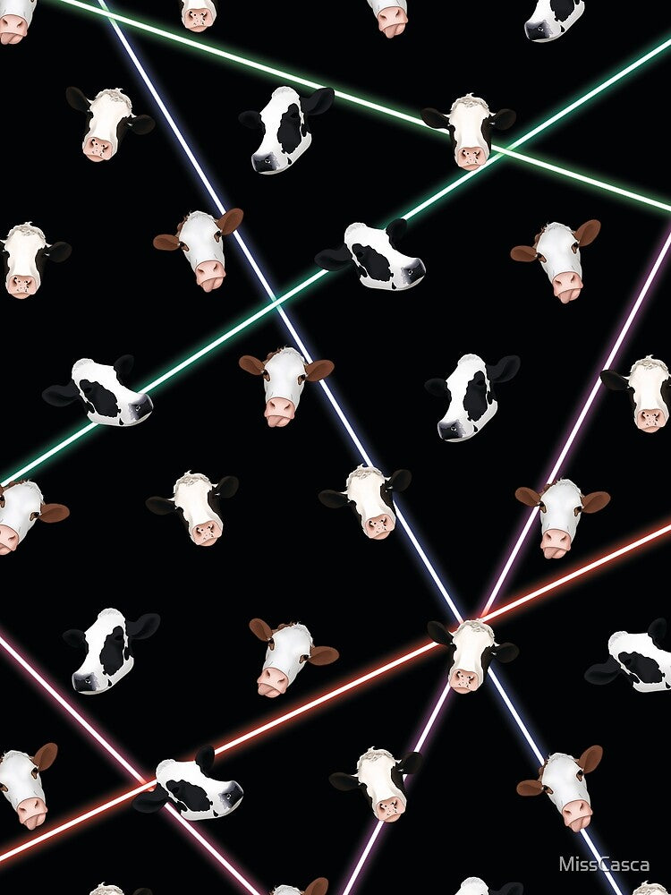 Laser cows by MissCasca