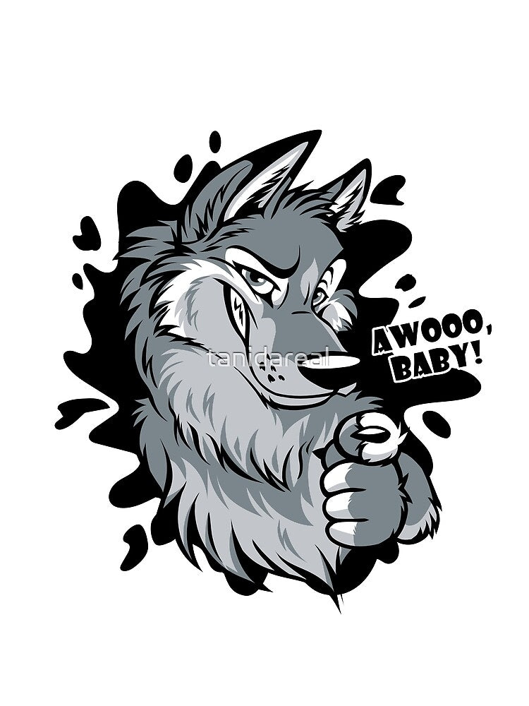 Wolf AWOO Baby by The Art of TaniDaReal
