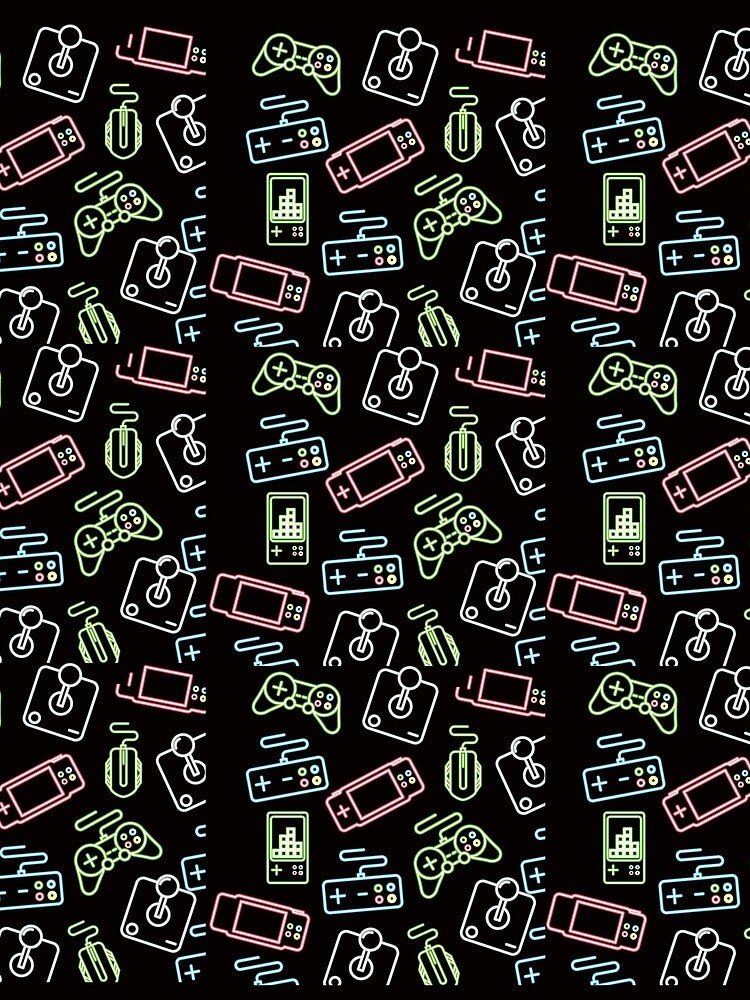 Gaming device icons pattern - Illustration design by Nemesiscrowd