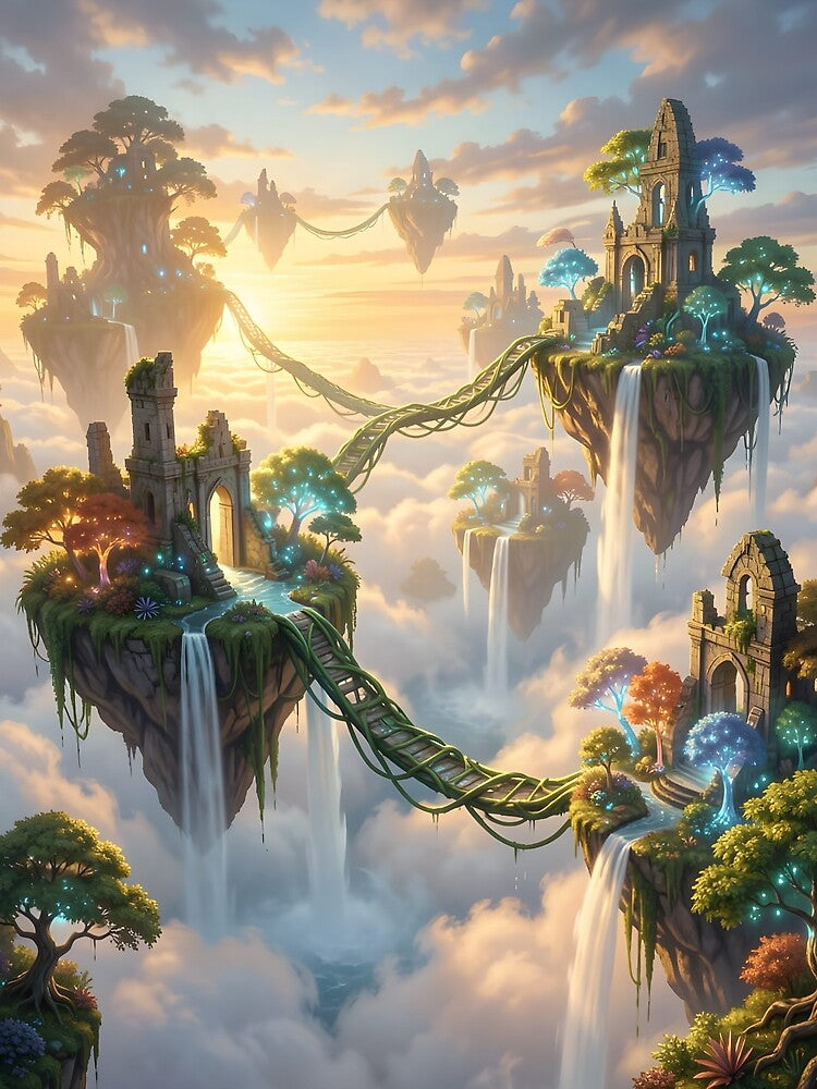 Fantasy Islands in the Sky by Fanta-sticky
