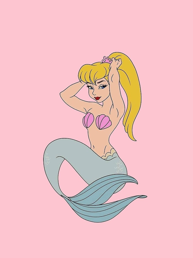 Sweet Mermaid; Pink by Marco Bottiglieri