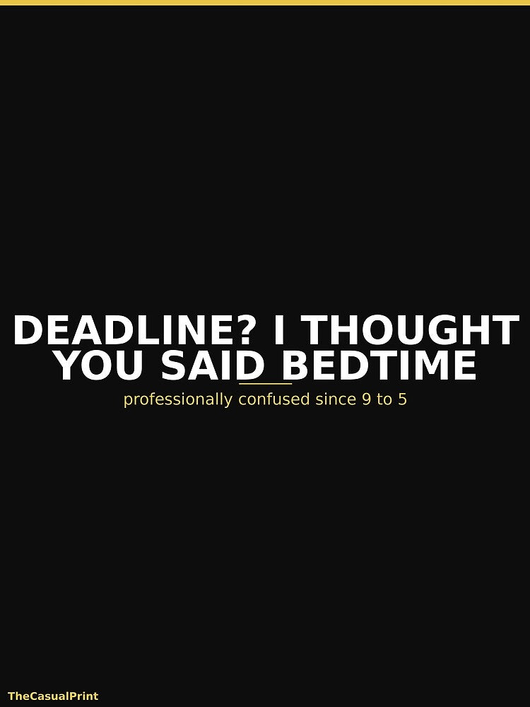 Funny Work Quote by TheCasualPrint