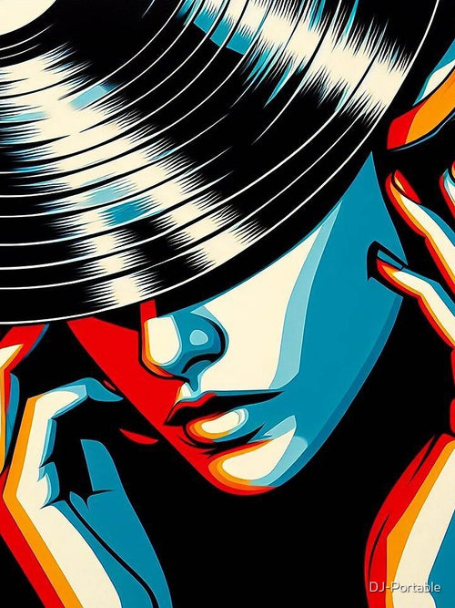 Abstract Embrace of Colorful Mystery by DJ-Portable