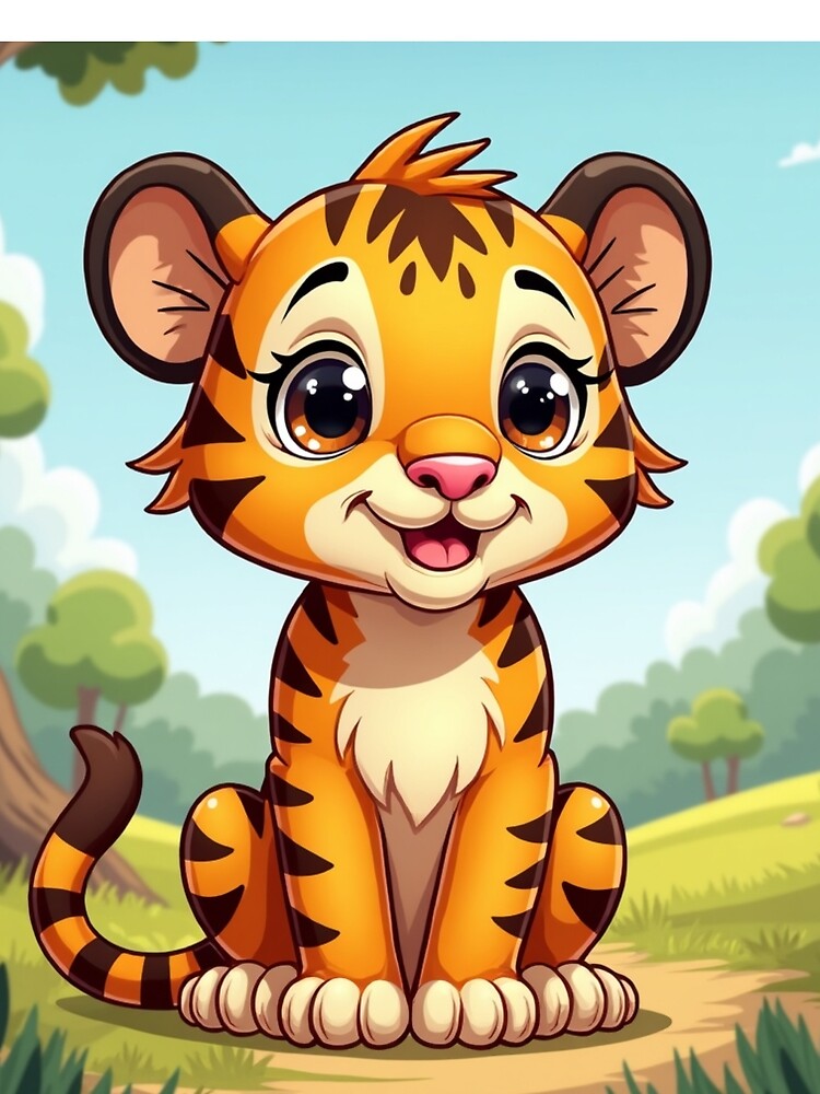 Cartoon Tiger by laurakerr