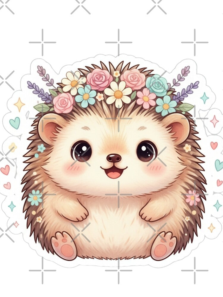 Flower hedgehog by SimonsDesignArt