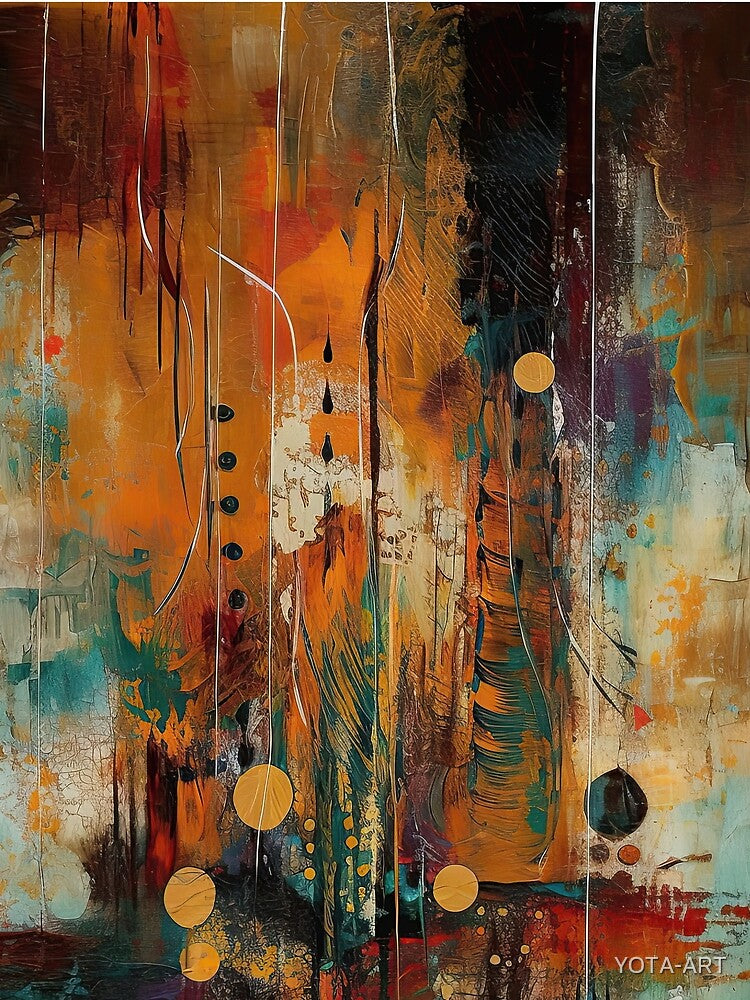 Modern Boho Art. Mesmerising Bohemian Art Painting. 10 by YOTA-ART
