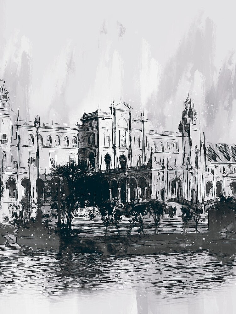 Plaza de Espana, Seville by AM FineArtPrints