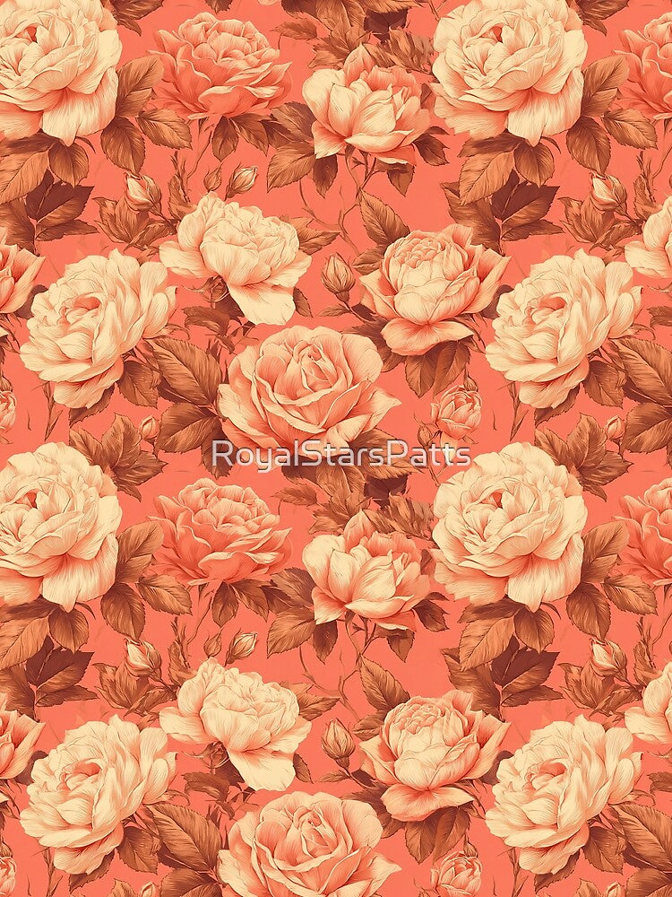 Flourishing Rose Bouquet - Hawaiian Flower Pattern  - Gifts For Wife by RoyalStarsPatts