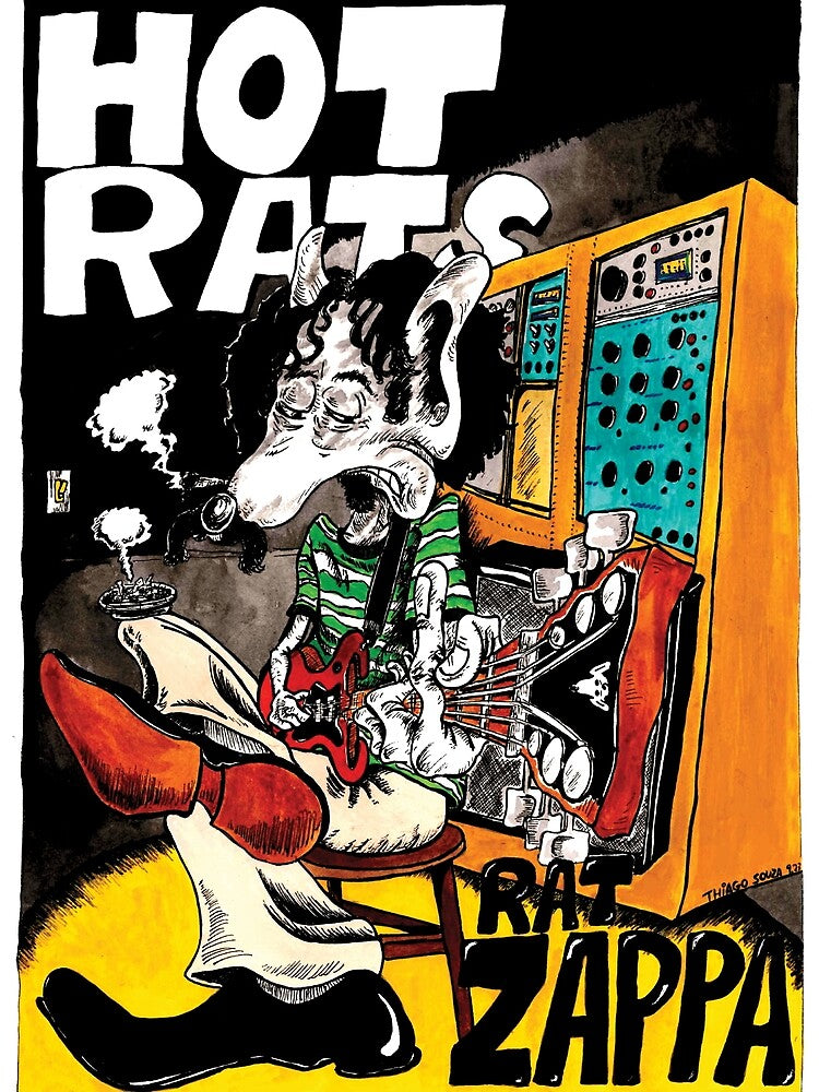 Frank zappa - Rat Zappa by ThiagoSouzaRats