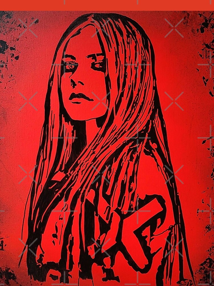 Avril Lavigne Spraypainting by IngeniousKatArt