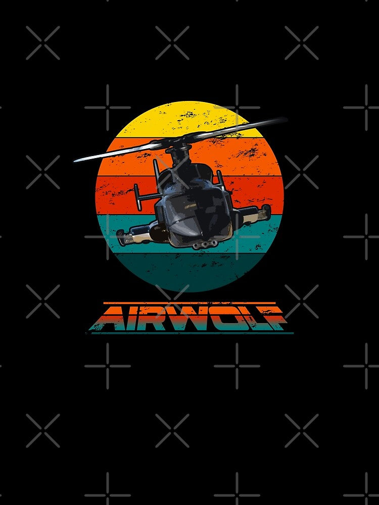 Airwolf Sunset 1980s Retro Classic by Ravensclaw3