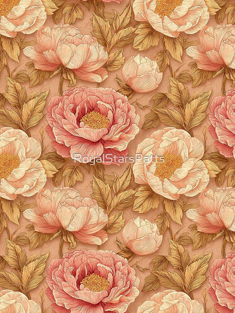 Flourishing Rose Flower - Flower Floral Pattern  - Graduation Gifts by RoyalStarsPatts