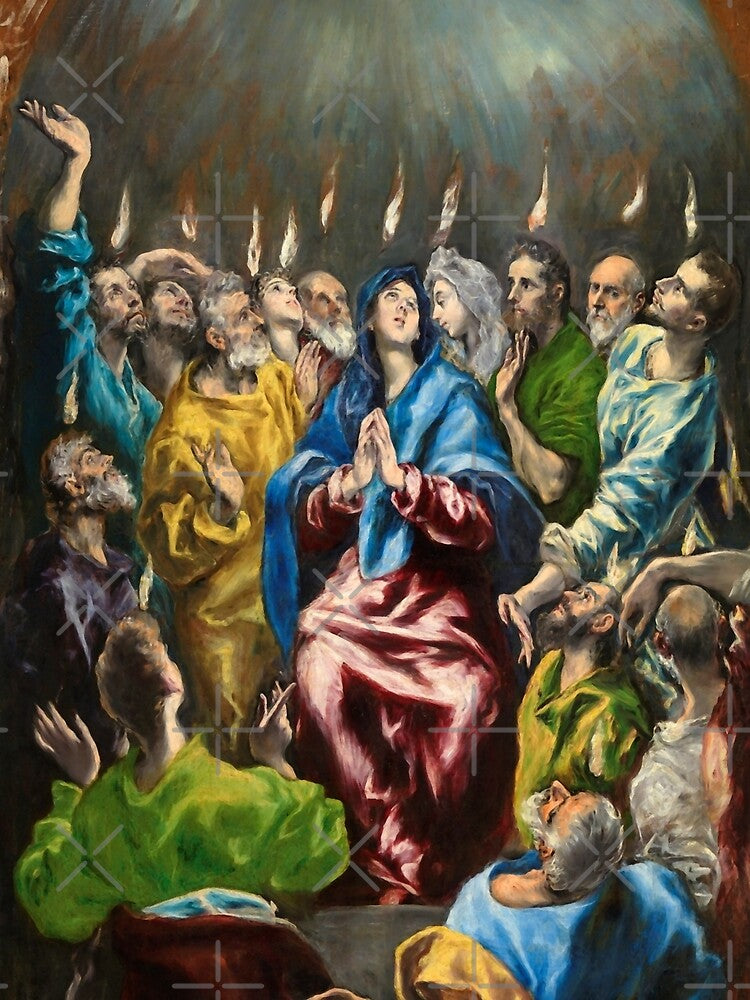 El Greco (Domenikos Theotokopoulos) "Pentecost" by Alexandra Dahl