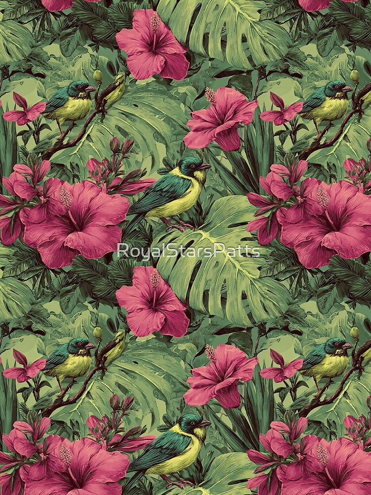 Chic Tropical Floral  - Flower Floral Bouquet  - Birthday Gift For Wife by RoyalStarsPatts