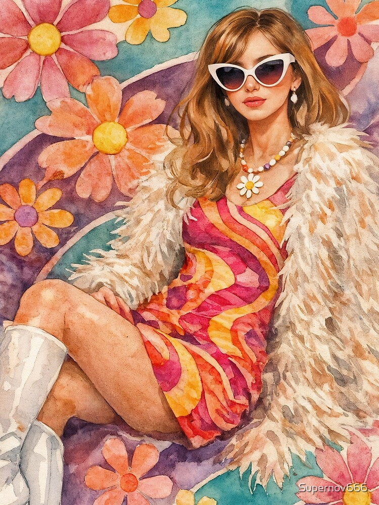 Copy of Bohemian Dream – Retro Watercolor Style by ForeverPrintsOK