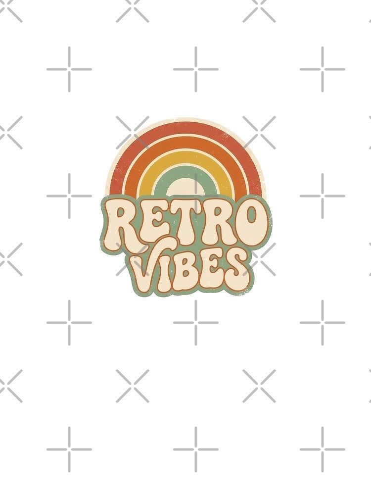 Retro vibes groovy 70s style vintage by Monocromo Shop
