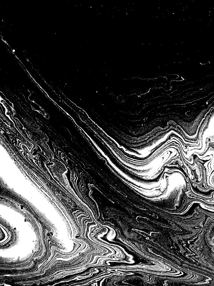 Black and white abstract painting by reka88