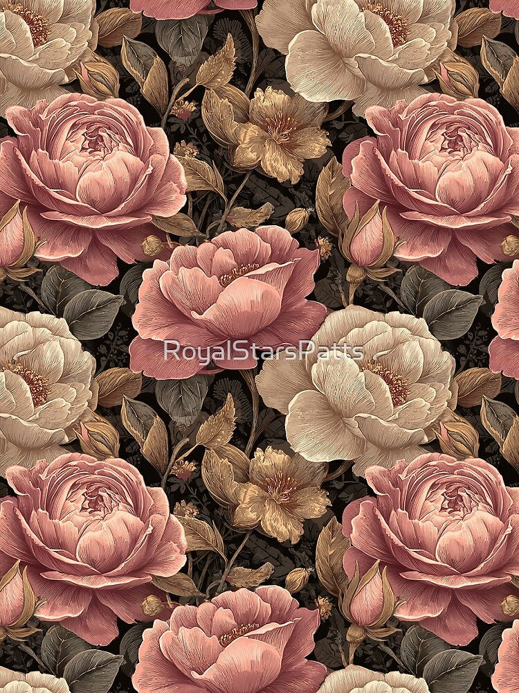 Artistic Rose Flower  - Flower Bouquet Pattern  - Gifts For Sister by RoyalStarsPatts