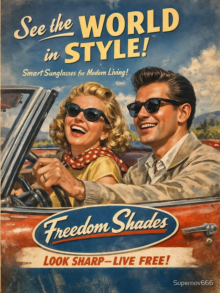 Freedom Shades – Retro Sunglasses Adventure by ForeverPrintsOK
